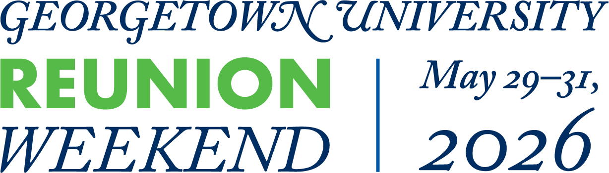georgetown university weekend reunion may 29-31, 2026
